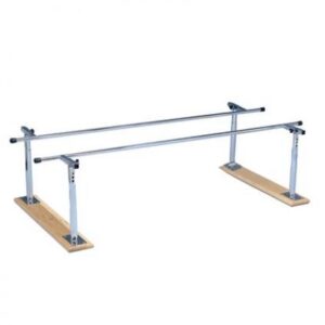 BARRAS PARALELAS CON SOPORTE DE MADERA ALTURA Y ANCHURA AJUSTABLES