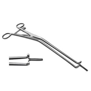 KOGAN PINZA ENDOCERVICAL 23 CM CREMALLERA 3 MM H.P.