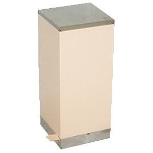 Bote sanitario con tapa y zoclo de acero inox