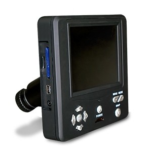 Cámara digital para microscopio con pantalla