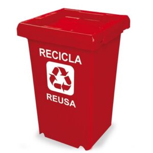 Contenedor apilable para residuos biológico infecciosos RUDO-120