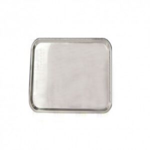 Charola mayo calibre 22, fabricada en lámina de acero tipo 430