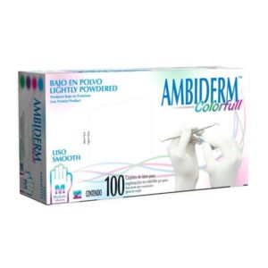 Guante de Exploración No Estéril Ambiderm Colorfull