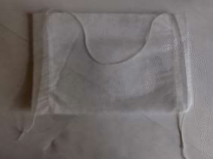 Cubreboca doble capa sencillo blanco