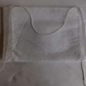 Cubreboca doble capa sencillo blanco