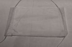 cubreboca tricapa sencillo blanco